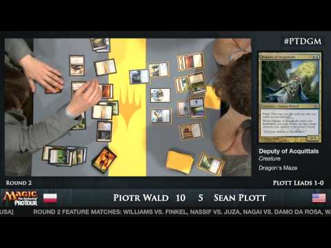 tour - From Pro Tour Dragon's Maze watch Return to Ravnica block draft match between Piotr Wald and Sean Plott.