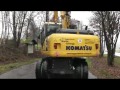 Martin Schorpp Komatsu PW 160 mit BSG-Baumschere