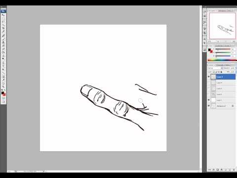 how to draw fingers