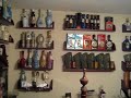 Jim Beam Bottles Wall 1