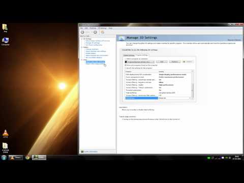 how to set nvidia to maximum performance