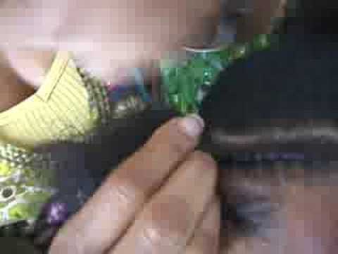 Hair Braiding Techniques : Hair Braiding: 2-Strand Flat Twist