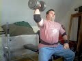 dumbell press 100 x 5; 90 x 7 dumbell press 100 x 5; 90 x 7