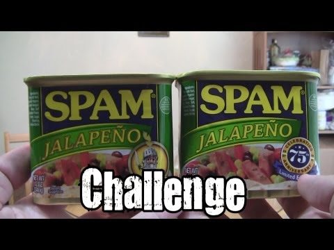 Spam Jalapeno Challenge *Vomit Alert*