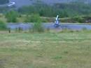Helicopter takeoff near Mt. St. Helens