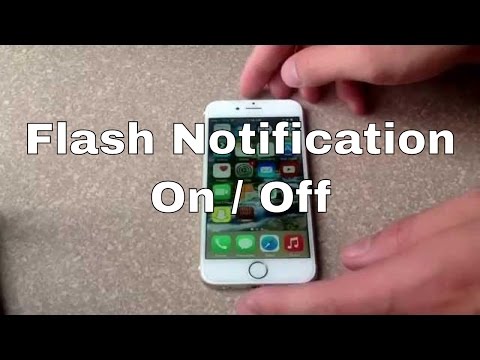 how to turn light on iphone 6