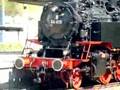 Halt in Fellbach Dampflokomotive 64 419