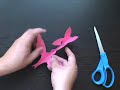 Making a Kirigami Hummingbird with Papyrus Paper