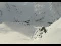 Cam&eacute;ra embarqu&eacute;e dans une avalanche 
