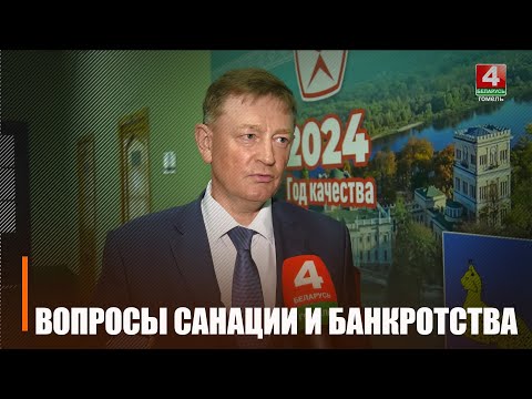 В Гомеле обсудили законодательные вопросы санации и банкротства видео