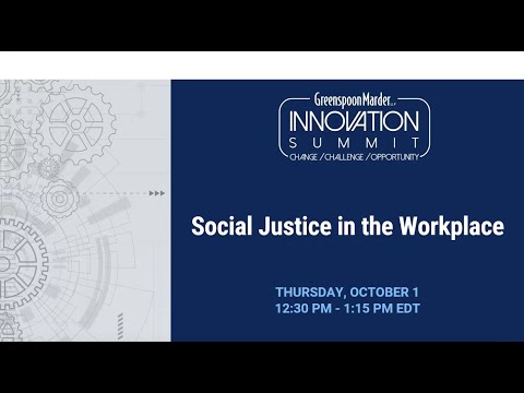 Webinar: Social Justice in the Workplace