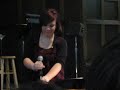 Ash reading at the Christmas eve Service