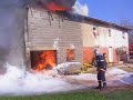 Feu de maison � Le Vieil-Dampierre