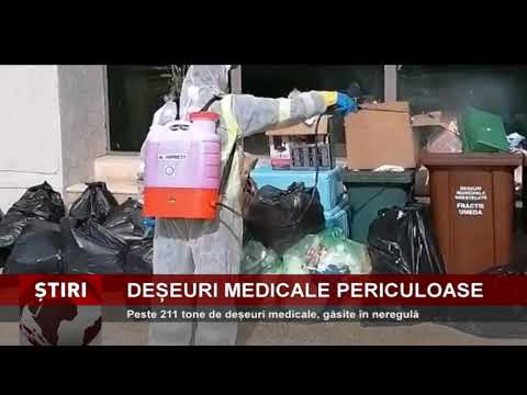 Amenzi și arestări, în cazul deșeurilor medicale periculoase administrate necorespunzător