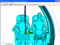 Aircraft cabin ECS HVAC CFD airflow