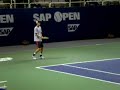 Andy Roddick Practices with Chris Guccione (2/2)