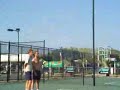 short video of radek stepanek preparing for the nasdaq-100