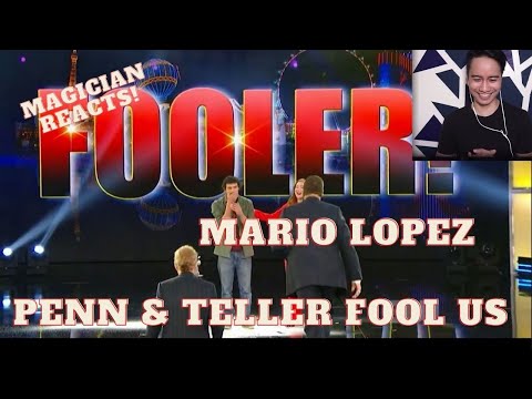 Magician Reacts to Mario Lopez on Penn & Teller Fool Us | Fooled by Salt or Nipple?