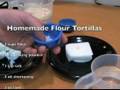 Homemade Tortillas Recipe : Homemade Flour Tortilla Ingredient
