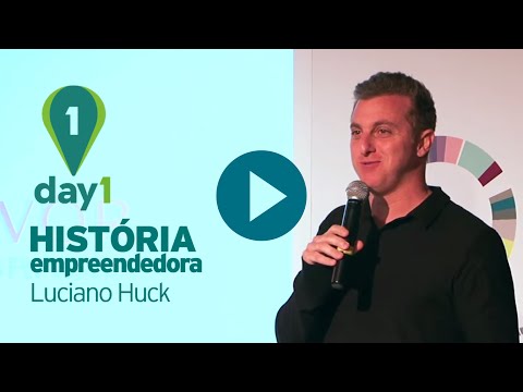 Day1 - A grande virada na vida do apresentador Luciano Huck foi ter se tornado um empreendedor mais aberto e democrático.