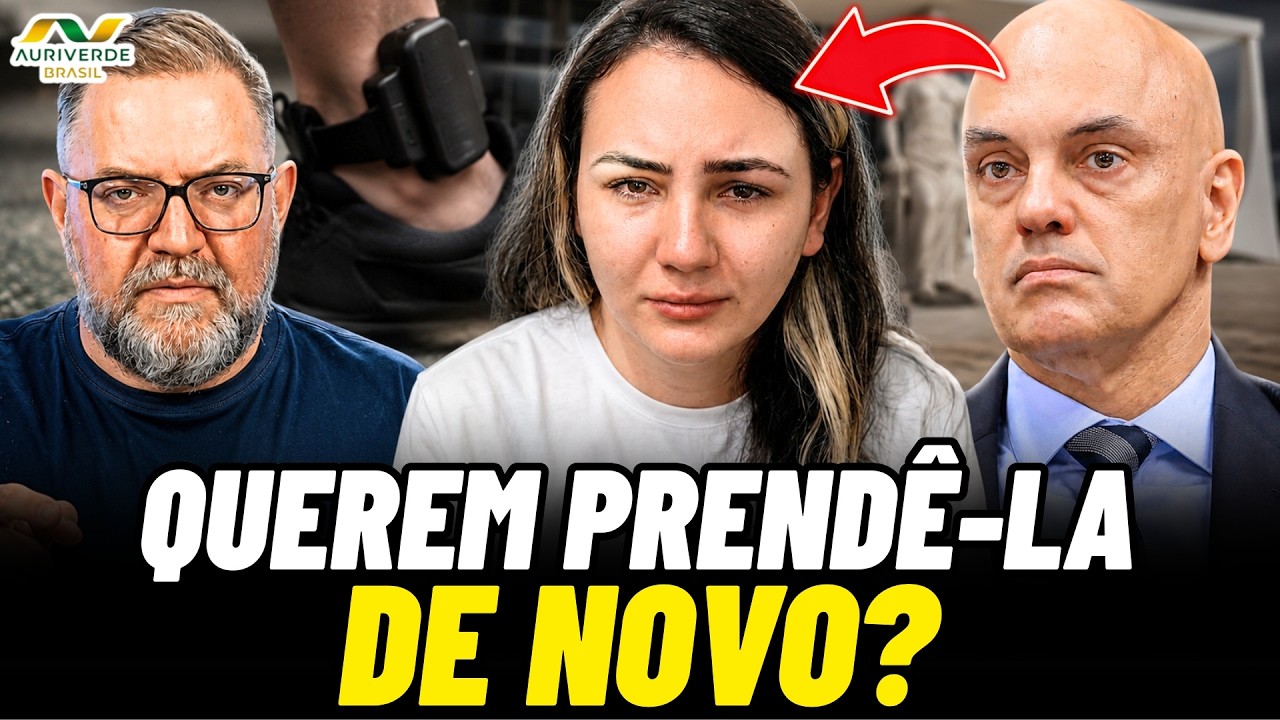 Moraes coloca Débora do Batom novamente na mira após alerta na tornozeleira