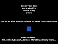 multilingual folk song in hindi, english, marathi, konkani