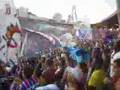 Torcida do bahia comemora o gol de isac na fonte nova