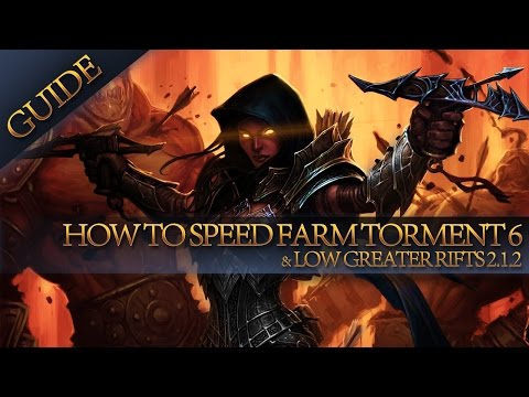 Diablo 3 Reaper of Souls Demon Hunter Speed Farm Torment 6 / Low greater rifts Guide (2.1.2)