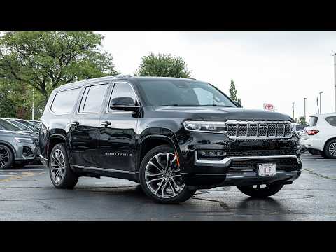 Used 2023 Diamond Black Crystal Pearlcoat Jeep Series III image 1