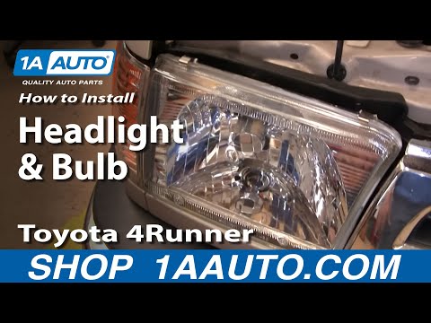 How to Install Replace Headlight and Bulb Toyota 4Runner 99-02 1AAuto.com