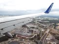 Airtran 551 landing Atlanta final approach clouds