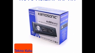 KAMOSONİC KS MX 112 BT KUTU AÇILIMI - OTO TEYP B