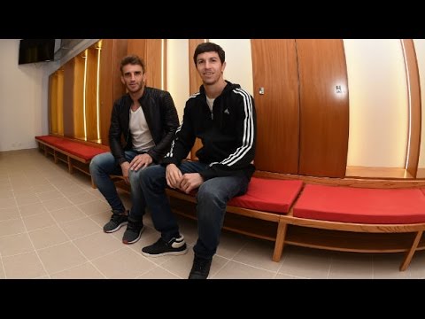 Iván Alonso y Nacho Fernández recorrieron el River Camp