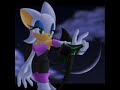 rouge the bat- falling down