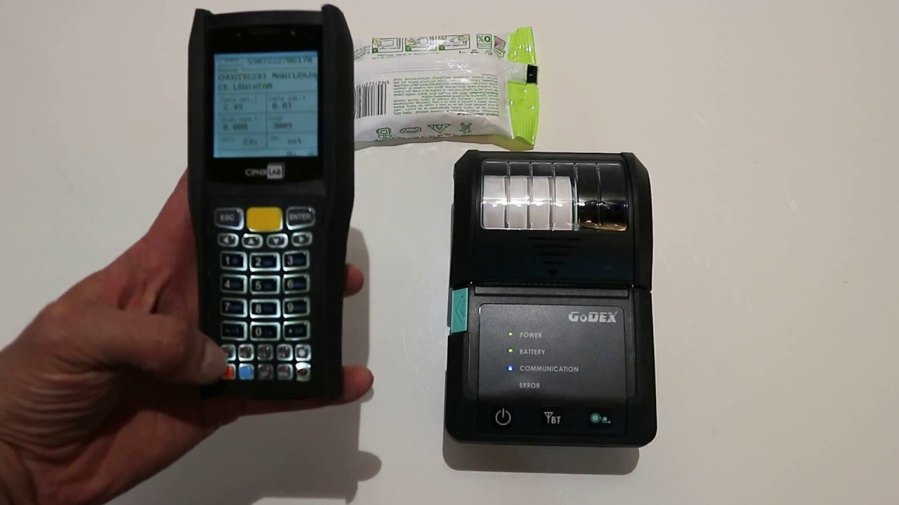 Mobilny wydruk etykiet