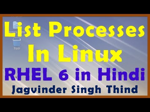 how to list processes in linux