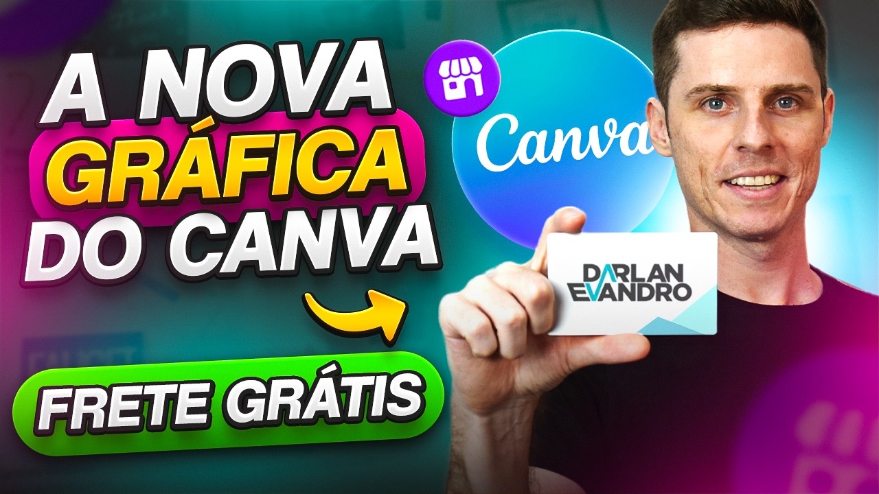 O Canva agora tem uma GRÁFICA! Crie e Imprima sem sair de casa!