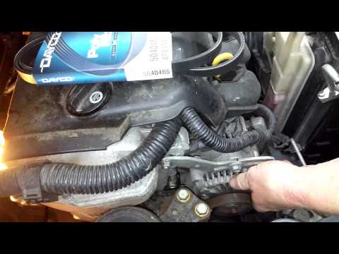 how to change alternator belt on toyota aygo