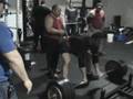 Peter from Slovika doing a 725 Deadlift in training at a Metal Militia Workout.Filmed by www.undergroundstrength.com