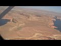 flying over lake powell