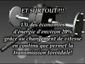 la bvm-3 est une transmission toro�dale permettant un changement de vitesse en continu dans les deux sens de rotation, le freinage ainsi que le d�sembrayer du moteur. la bvm-3 de myonoos est destin�e au march� des v�hicules motoris�s.