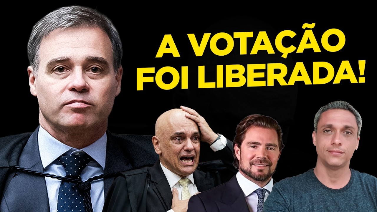 URGENTE! Mendonça libera votação do caso Moraes com Vorcaro no STF