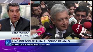 Entrevista a Lino Korrodi, ¿Se suma al equipo de AMLO? Entrevista a Lino Korrodi, ¿Se suma al equipo de AMLO?