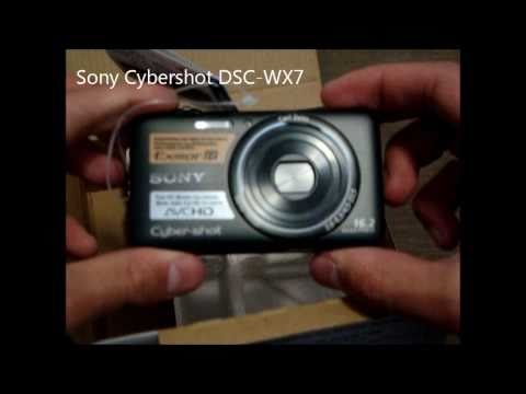 Sony Cybershot DSC-WX7 Unboxing