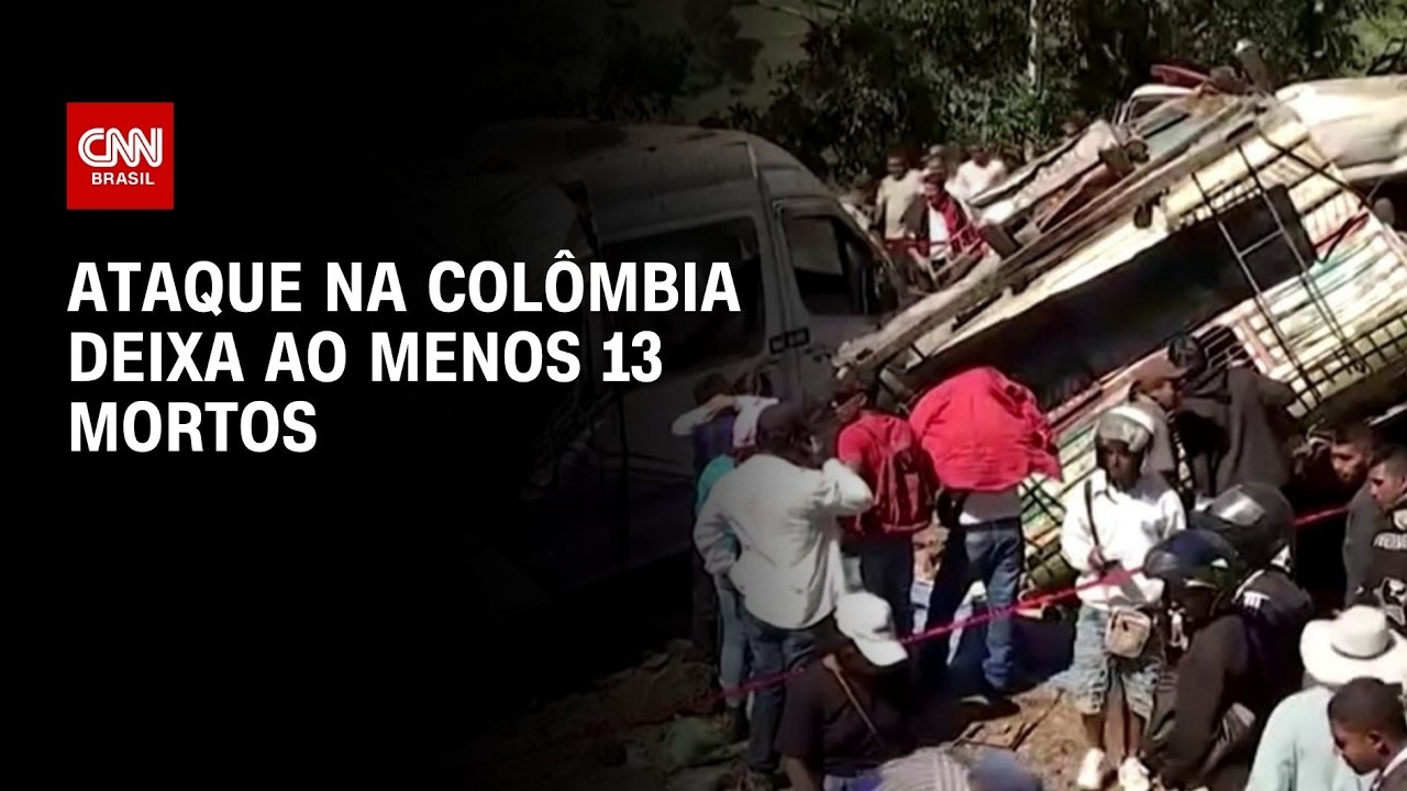Ataque com explosivos na Colômbia deixa ao menos 13 mortos | CNN PRIME TIME