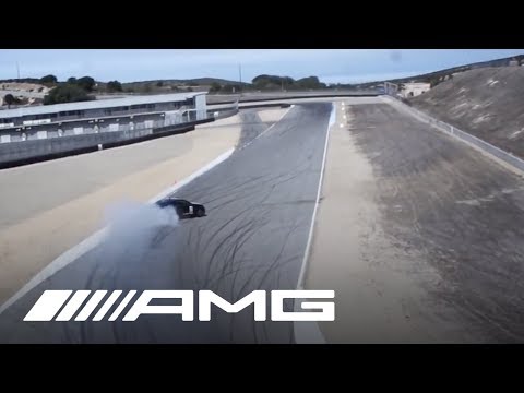 Mercedes C63 AMG Coupe Drifting at Laguna Seca Video