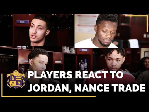 Video: Lakers Player's REACTIONS To Trading Jordan Clarkson And Larry Nance Jr.