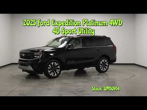 Used 2025 Black Metallic Ford Platinum image 1