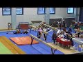 Carlotta Esegue il suo esercizio a Trave portando in gara, per la prima volta il salto indietro .Campionato serie C 2008