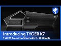 video thumbnail: Tyger K7 EDC Folding Pocket Knife | Black 154CM Steel Blade | G-10 Handle - TG-KF9C2898-VUhSEm2wmEg